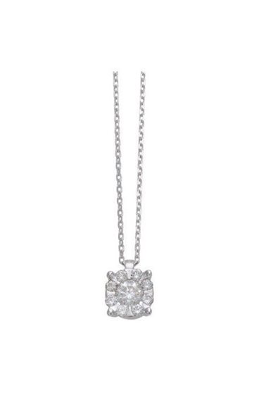 Collana Bibigi Donna Marlene in Oro bianco Diamante 0.30 Ct CLA7384B - CLA7384B